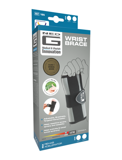 Neo G Rehab Xcelerator Wrist Brace box