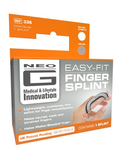 Neo G Easy-Fit Finger Splint box