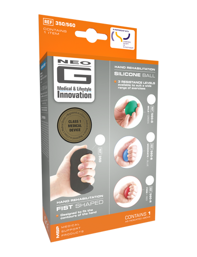 Neo G Hand Rehabilitation Fist Shaped box