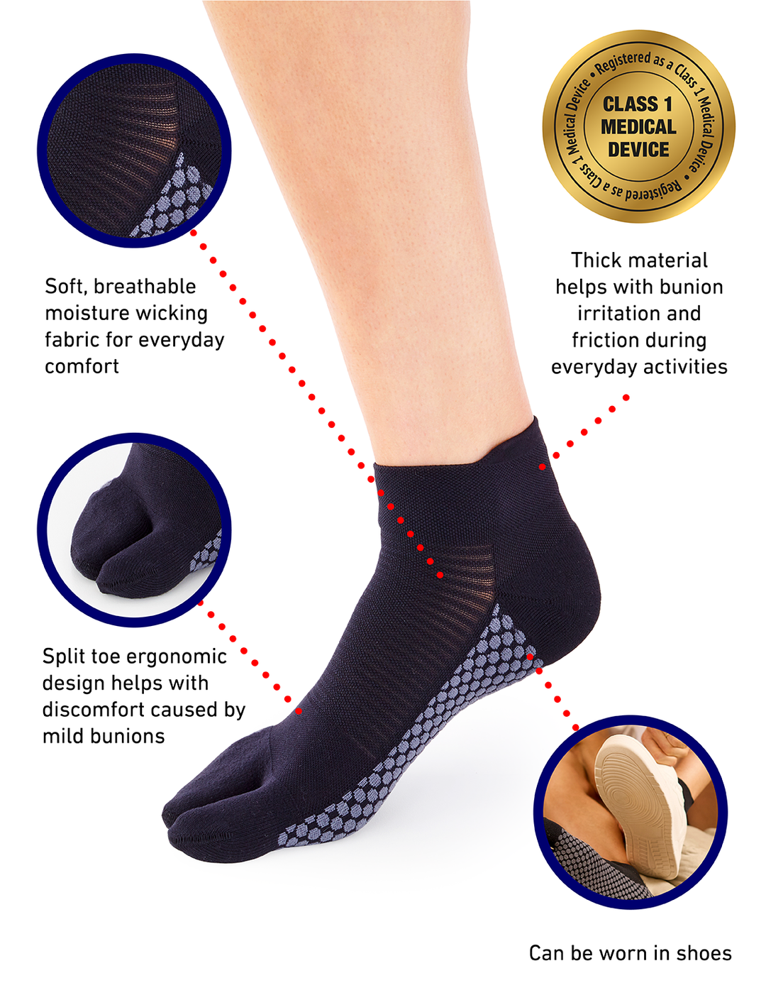 Bunion Hallux Valgus Daily Support Socks – Neo G UK