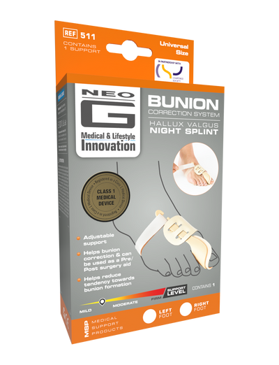 Neo G Bunion - Hallux Valgus Night Splint Box