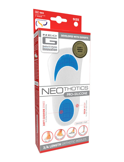 NeoThotics Silicone 3/4 Length Insoles