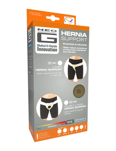 Neo G Lower Hernia Support box