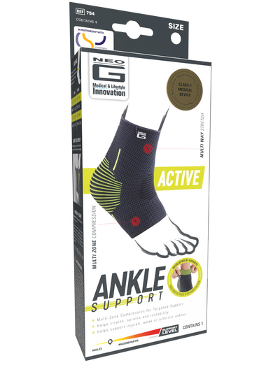 Neo G Active Ankle Support box