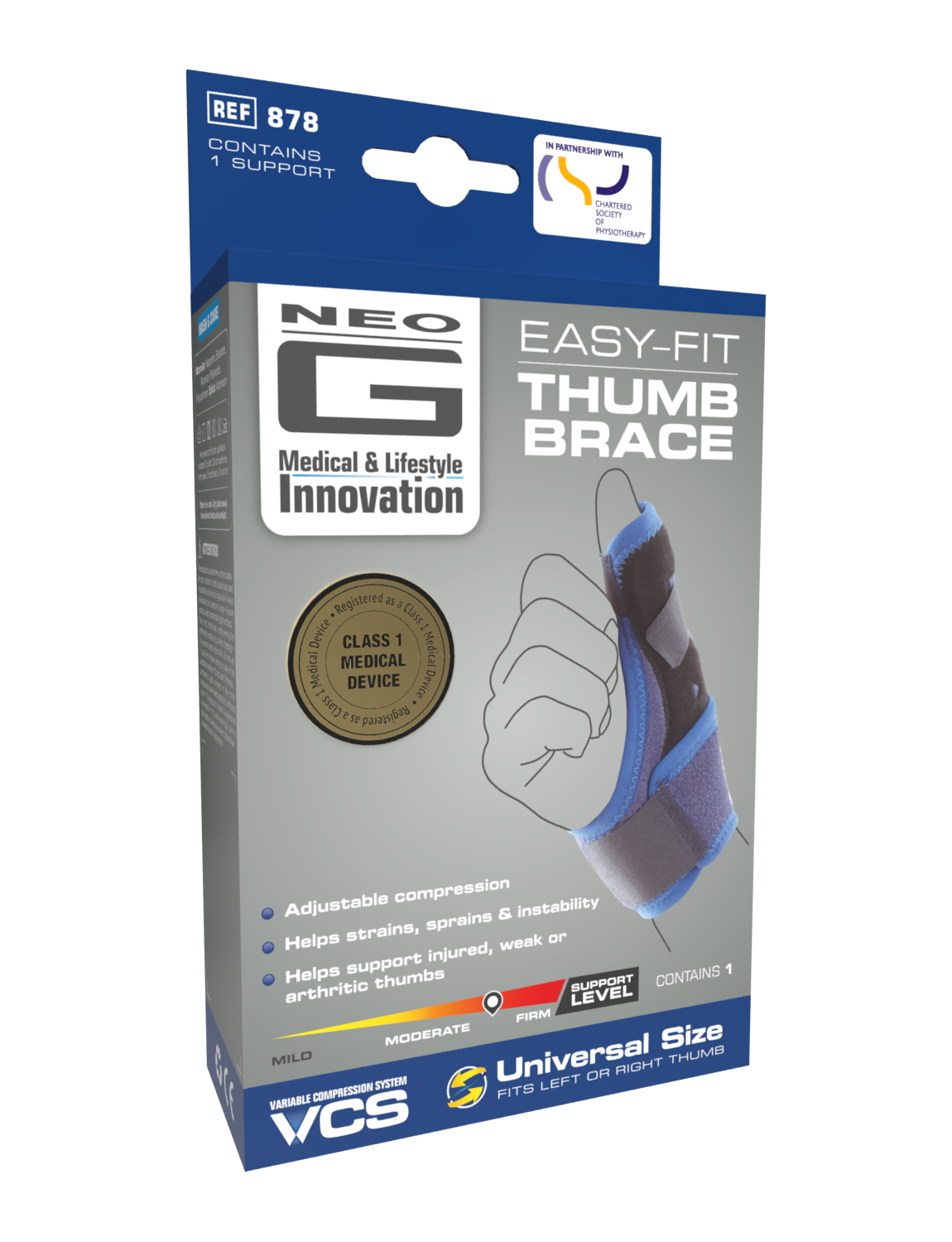 Neo G Easy-Fit Thumb Brace box