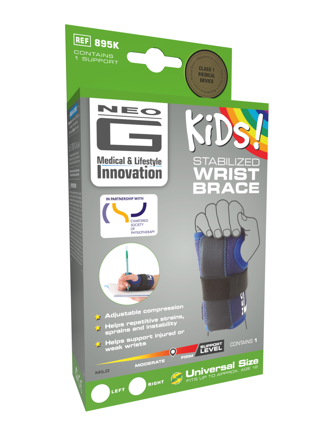 Neo G Neo G Kids Stabilized Wrist Brace box