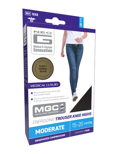 Neo G Energizing Trouser Knee Highs box