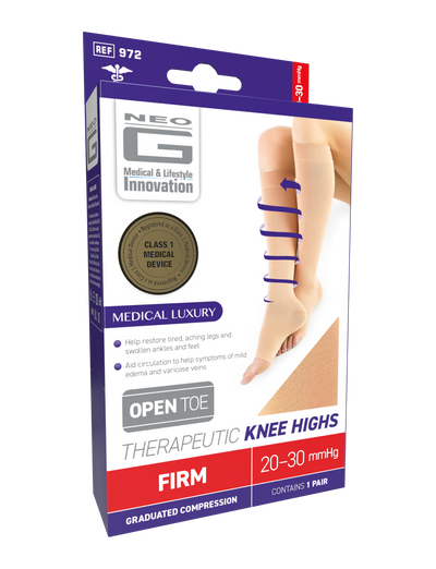 Neo G Therapeutic Knee Highs (Open Toe) box