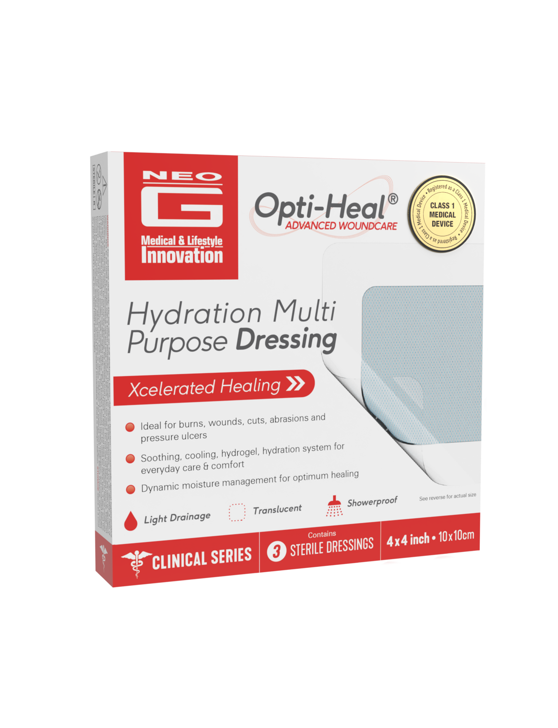 Neo G Opti-Heal Hydration Multi Purpose Dressing Box