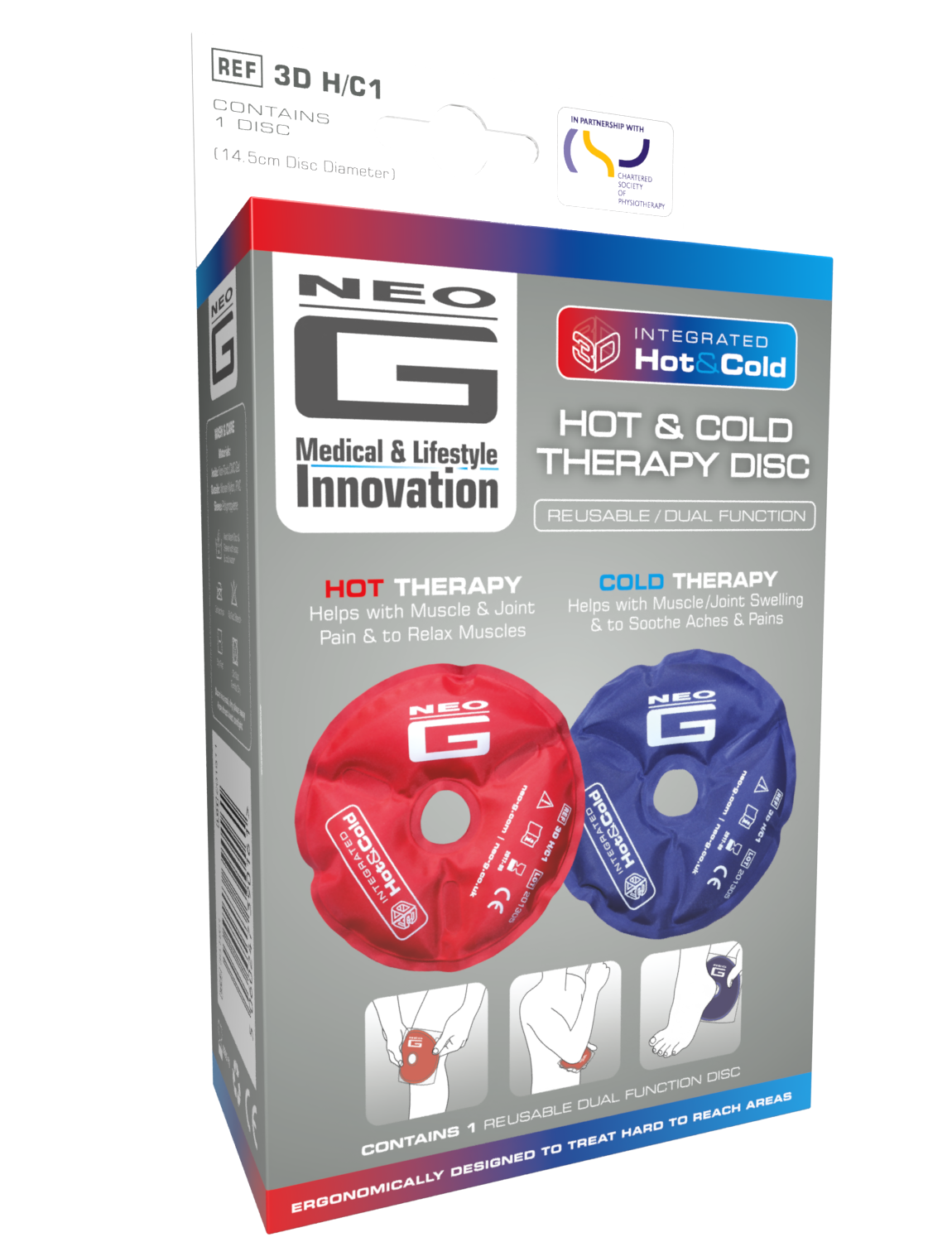 Neo G 3D Hot & Cold Therapy Disc box