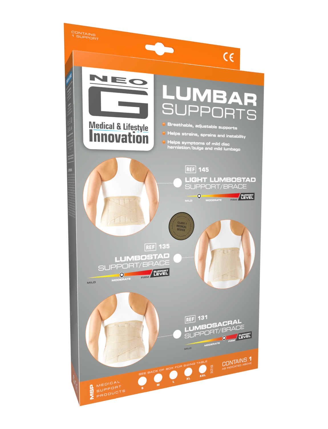 Light Lumbostad Support/Brace