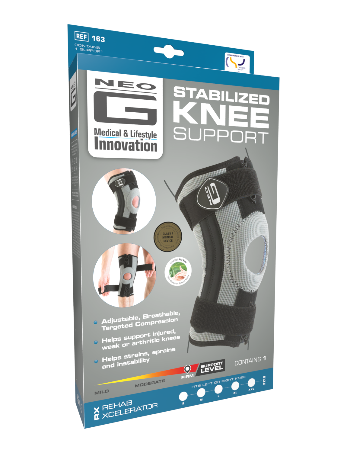HSRG Knee Joint Fixed Brace Full Leg Brace, Algeria