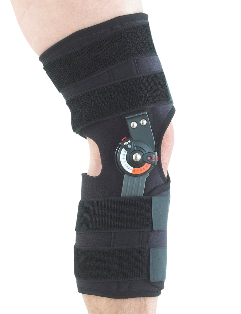 Orthopedic Long Leg Knee Brace With Adjustable Support And Hinged